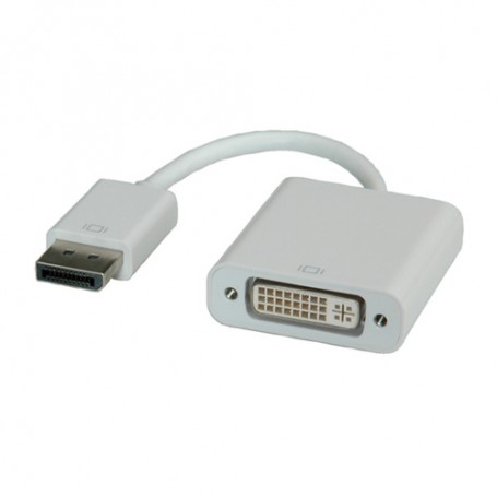 ROLINE DisplayPort-DVI Adapter 0,15 m Bianco (12.03.3133)