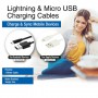 Ewent EW1277 cavo Lightning 1 m Nero, Bianco (WPC-FTH-49LC-1000)