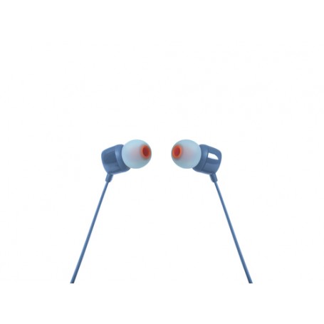 JBL Tune 110 Auricolare Cablato In-ear MUSICA Blu (JBLT110BLU)