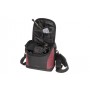 Rivacase 7228 Borsa da spalla Nero, Rosso (7228NE/RO-RC)