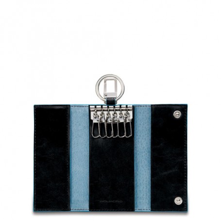 Piquadro PC1397B2/N portachiavi e astuccio portachiavi Nero, Blu (PC1397B2/N)