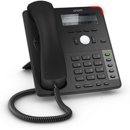 Snom D712 telefono IP Nero 4 linee (00004353)