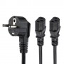 StarTech.com PXT101YEU2M cavo di alimentazione Nero 2 m CEE7/7 2 x Attacco C13 (PXT101YEU2M)