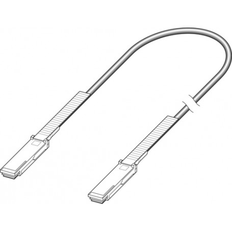 Extreme networks 0.5m QSFP+ cavo a fibre ottiche 0,5 m QSFP+ Nero (10311)