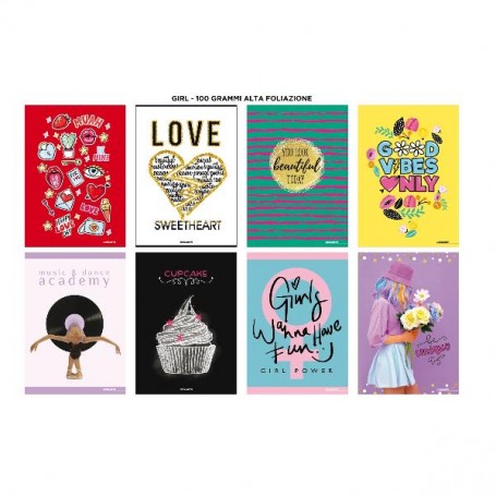 CF10 GIRL  A4 100G 10M A 24FF+1 (7831)