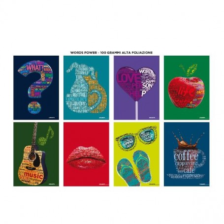 CF10 WORDS POWER A4 100G 4F  24FF+1 (7817)