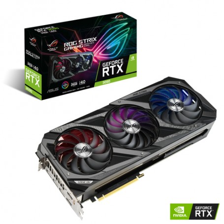 ASUS ROG -STRIX-RTX3090-24G-GAMING NVIDIA GeForce RTX 3090 24 GB GDDR6X (90YV0FD0-M0NM00) (90YV0FD0-M0NM00_PROMO)