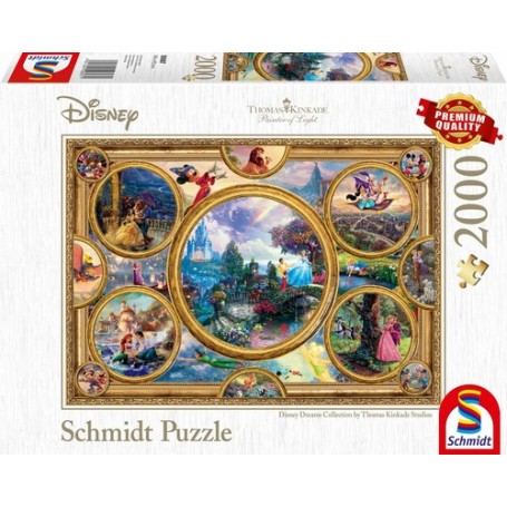 Schmidt Spiele Thomas Kinkade Studios: Disney Dreams Collection Puzzle 2000 pz (59607)