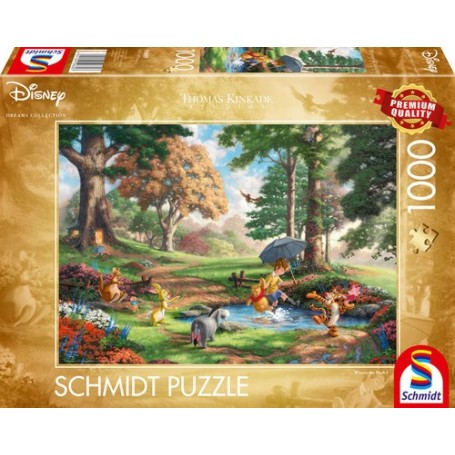 Schmidt Spiele Disney Winnie The Pooh Puzzle di contorno 1000 pz (59689)