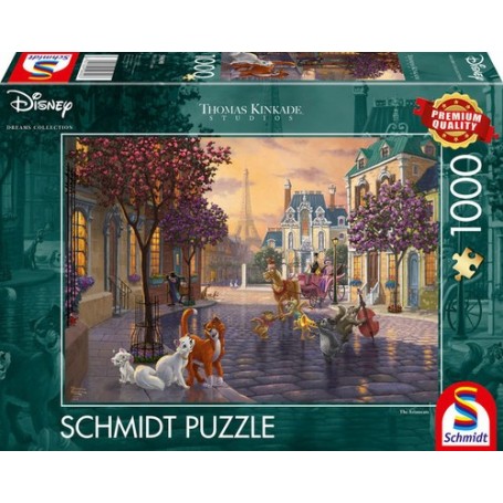 Schmidt Spiele Disney The Aristocats Puzzle di contorno 1000 pz (59690)