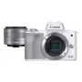 Canon EOS M50 Mark II + M15-45 S EU26 MILC 24,1 MP CMOS 6000 x 4000 Pixel Bianco (4729C005)