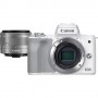 Canon EOS M50 Mark II + M15-45 S EU26 MILC 24,1 MP CMOS 6000 x 4000 Pixel Bianco (4729C005)