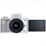 Canon EOS M50 Mark II + M15-45 S EU26 MILC 24,1 MP CMOS 6000 x 4000 Pixel Bianco (4729C005)