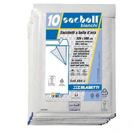 CF10 SACCO IMBOT/BIANCO 32X50CM (0888)