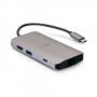 C2G C2G54458 replicatore di porte e docking station per notebook Cablato USB 3.2 Gen 1 (3.1 Gen 1) Type-C Grigio (C2G54458)