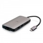 C2G C2G54458 replicatore di porte e docking station per notebook Cablato USB 3.2 Gen 1 (3.1 Gen 1) Type-C Grigio (C2G54458)