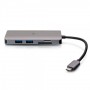 C2G C2G54458 replicatore di porte e docking station per notebook Cablato USB 3.2 Gen 1 (3.1 Gen 1) Type-C Grigio (C2G54458)
