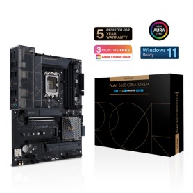 ASUS PROART B660-CREATOR D4 Intel B660 LGA 1700 ATX (90MB19F0-M0EAY0)
