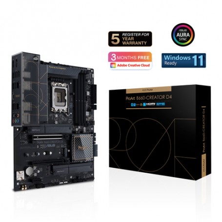 ASUS PROART B660-CREATOR D4 Intel B660 LGA 1700 ATX (90MB19F0-M0EAY0)