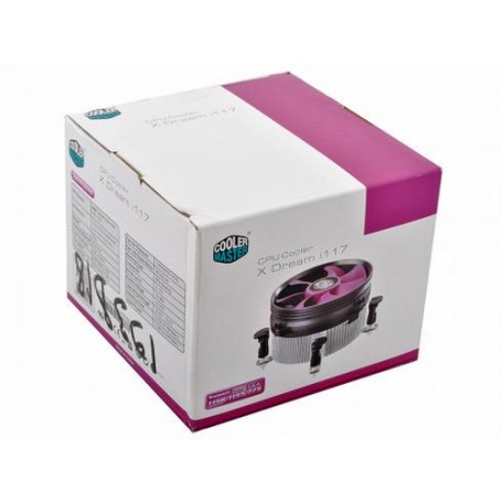 Cooler Master X Dream i117 Processore Refrigeratore 9,5 cm Alluminio, Viola (RR-X117-18FP-R1)