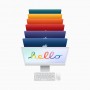 Apple iMac 24" con display Retina 4.5K (Chip M1 con GPU 8-core, 256GB SSD) - Blu (2021) (MGPK3T/A)