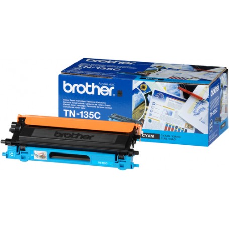 Brother TN135C cartuccia toner 1 pz Originale Ciano (TN135C)