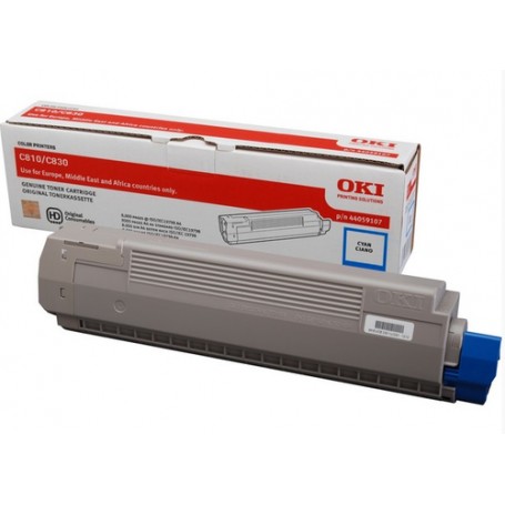 OKI 44059107 cartuccia toner 1 pz Originale Ciano (44059107)