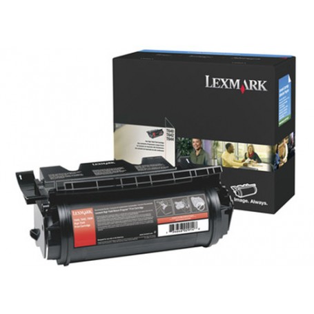 Lexmark T640, T642, T644 High Yield Print Cartridge cartuccia toner Originale Nero (64040HW)