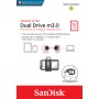 SanDisk Ultra Dual m3.0 unità flash USB 16 GB USB Type-A / Micro-USB 3.2 Gen 1 (3.1 Gen 1) Nero, Argento, Tras (SDDD3-016G-G46)