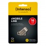 Intenso cMobile Line unità flash USB 16 GB USB Type-A / USB Type-C 3.2 Gen 1 (3.1 Gen 1) Argento (3536470)