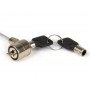 Hamlet Notebook Lock cavo di sicurezza per pc e notebook con lucchetto a chiave di 120 cm in acciaio (XNBLOCK12K)