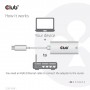 CLUB3D CAC-1519 adattatore per inversione del genere dei cavi USB-C RJ-45 Bianco (CAC-1519)