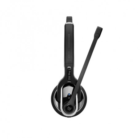 EPOS | SENNHEISER IMPACT DW Pro 1 PHONE - EU Auricolare Wireless A Padiglione Ufficio Nero, Argento (504434)