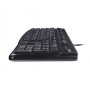 Logitech K120 Corded Keyboard tastiera USB QWERTY Inglese Nero (920-002501)