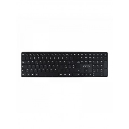V7 Tastiera Bluetooth KW550ITBT da 2,4 GHZ a due modalità, QWERTY italiano - Nero (KW550ITBT)