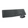Logitech MK235 Wireless Keyboard and Mouse Combo tastiera USB QWERTY Inglese Grigio (920-007931)