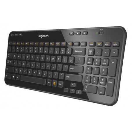Logitech Wireless Keyboard K360 tastiera RF Wireless QWERTY Inglese Nero (920-003080)