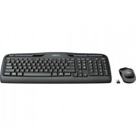 Logitech Wireless Combo MK330 tastiera USB QWERTY Inglese Nero (920-003986)