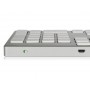 Hamlet XKKITA-MCBT tastiera Bluetooth Italiano Argento, Bianco (XKKITA-MCBT)