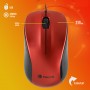 NGS CREW mouse Ambidestro USB tipo A Ottico 1200 DPI (CREWRED)