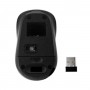 V7 Mouse ottico mobile wireless, nero (MW100-1E)