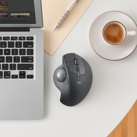Logitech MX Ergo mouse Mano destra Wireless a RF + Bluetooth Trackball 440 DPI (910-005179)