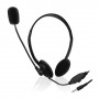 Ewent EW3567 cuffia e auricolare Padiglione auricolare Connettore 3.5 mm Nero (CEEW3567)