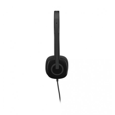 Logitech H150 Stereo Headset Auricolare Cablato A Padiglione Ufficio Nero (981-000589)