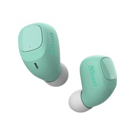 Trust Nika Compact Auricolare True Wireless Stereo (TWS) In-ear Musica e Chiamate Bluetooth Turchese (23906)