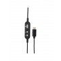 V7 Cuffie USB-C Deluxe con microfono con cancellazione del rumore, regolatore volume, cuffie digitali, laptop, Chromebo (HU530C)