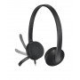 Logitech H340 USB Computer Headset Auricolare Cablato A Padiglione Ufficio USB tipo A Nero (981-000475)
