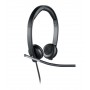 Logitech H650E Cuffia Padiglione auricolare Nero, Argento (981-000519)