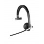 Logitech Wireless Headset Mono H820e Auricolare Cablato A Padiglione Ufficio Nero (981-000512)