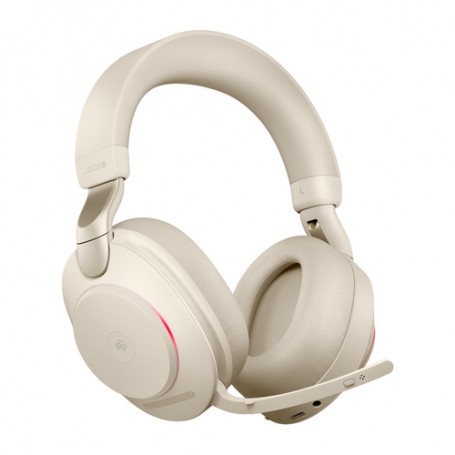Jabra Evolve2 85, MS Stereo Auricolare Con cavo e senza cavo A Padiglione Ufficio USB tipo A Bluetooth Beige (28599-999-998)